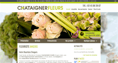 Desktop Screenshot of chataigner-fleurs.fr